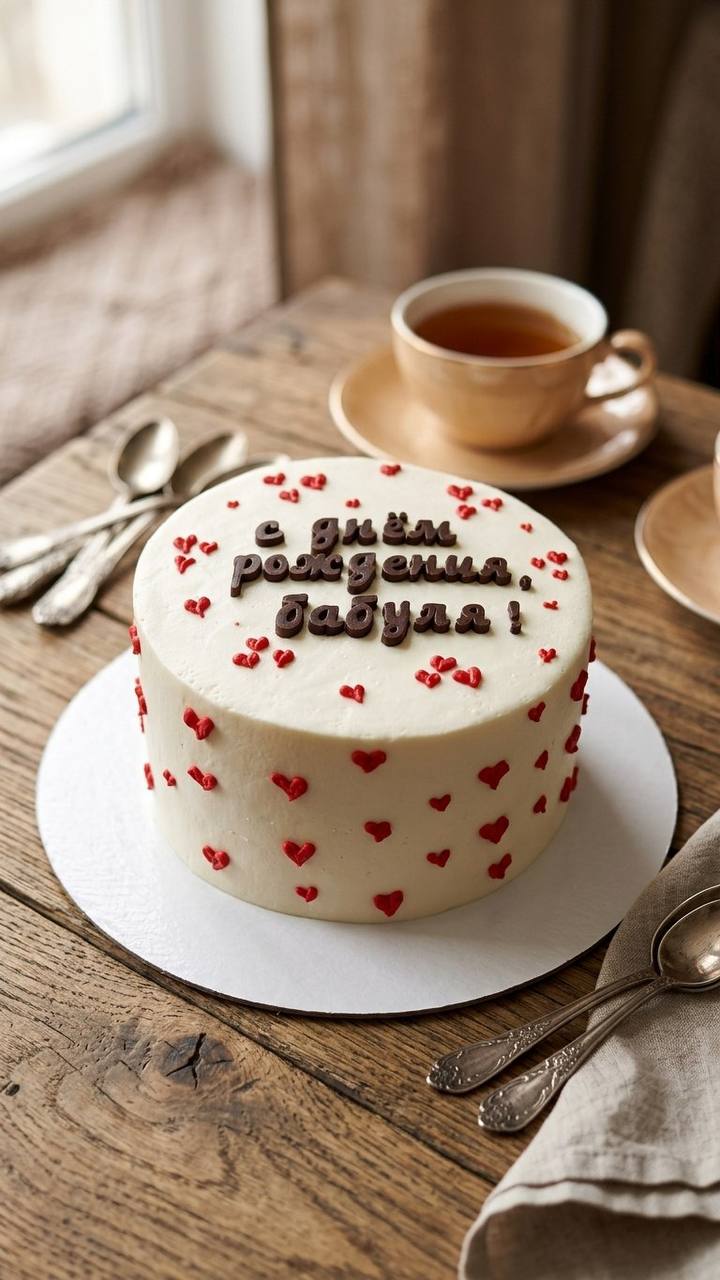 Бенто - торт «С днем рождения, бабуля!»